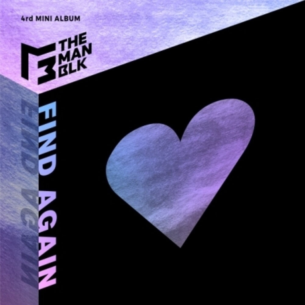 the album cover for Man Blk - Find Again (Asia)