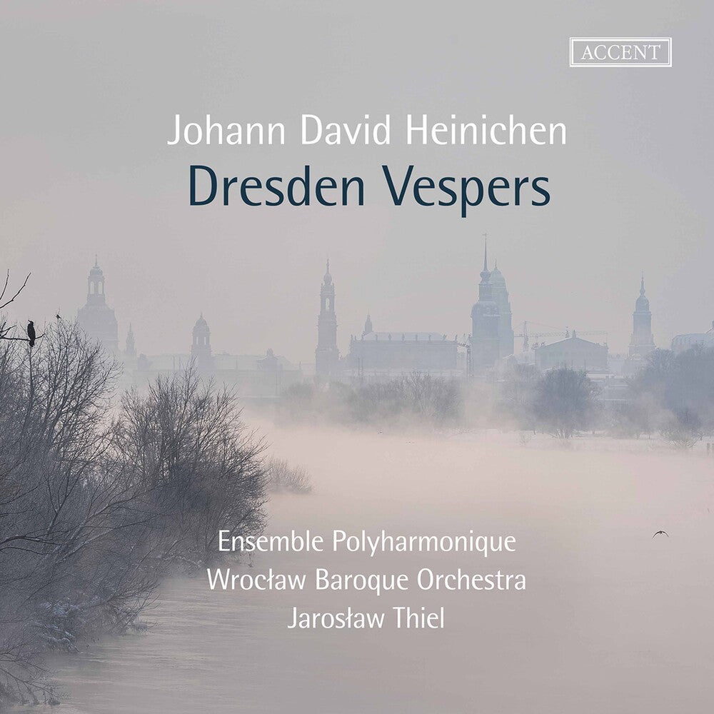 the album cover for Heinichen / Ensemble Polyharmonique / Thiel - Dresden Vespers