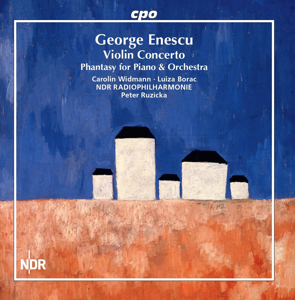 the album cover for Enescu / Widmann / Ruzicka - Violin Concerto
