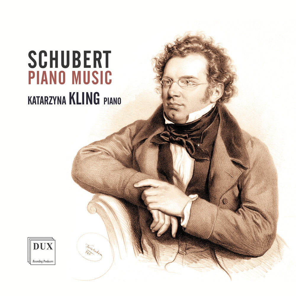 the album cover for Schubert / Kling - Piano Music