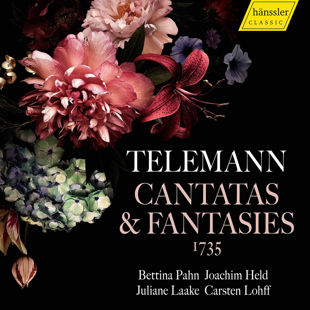 the album cover for Telemann / Pahn / Lohff - Cantatas & Fantasias