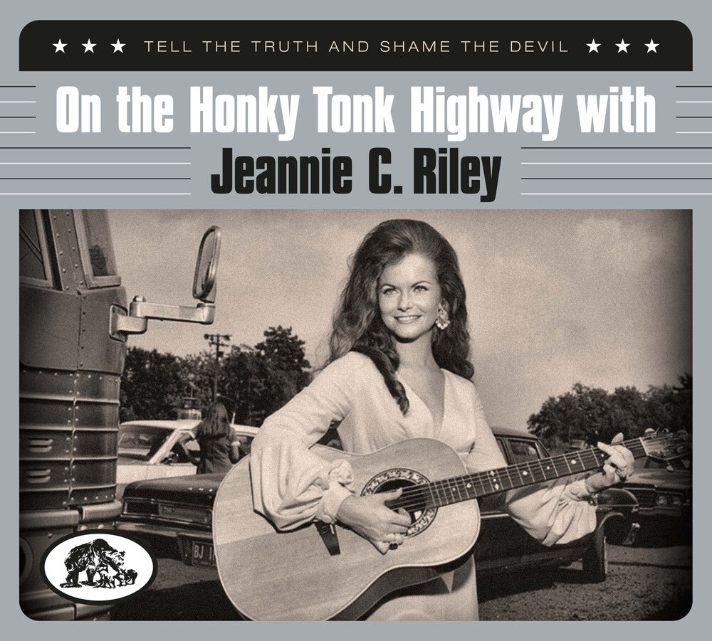 the album cover for Jeannie Riley C. - On The Honky Tonk Highway With: Tell The Truth And