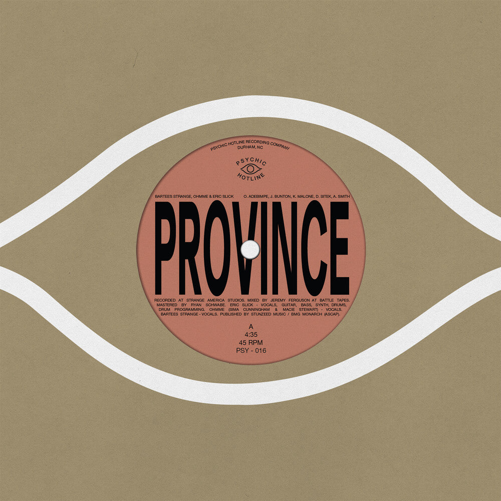 the album cover for Bartees Strange / Eric Ohmme Slick / Anjimile - Province / Ever New