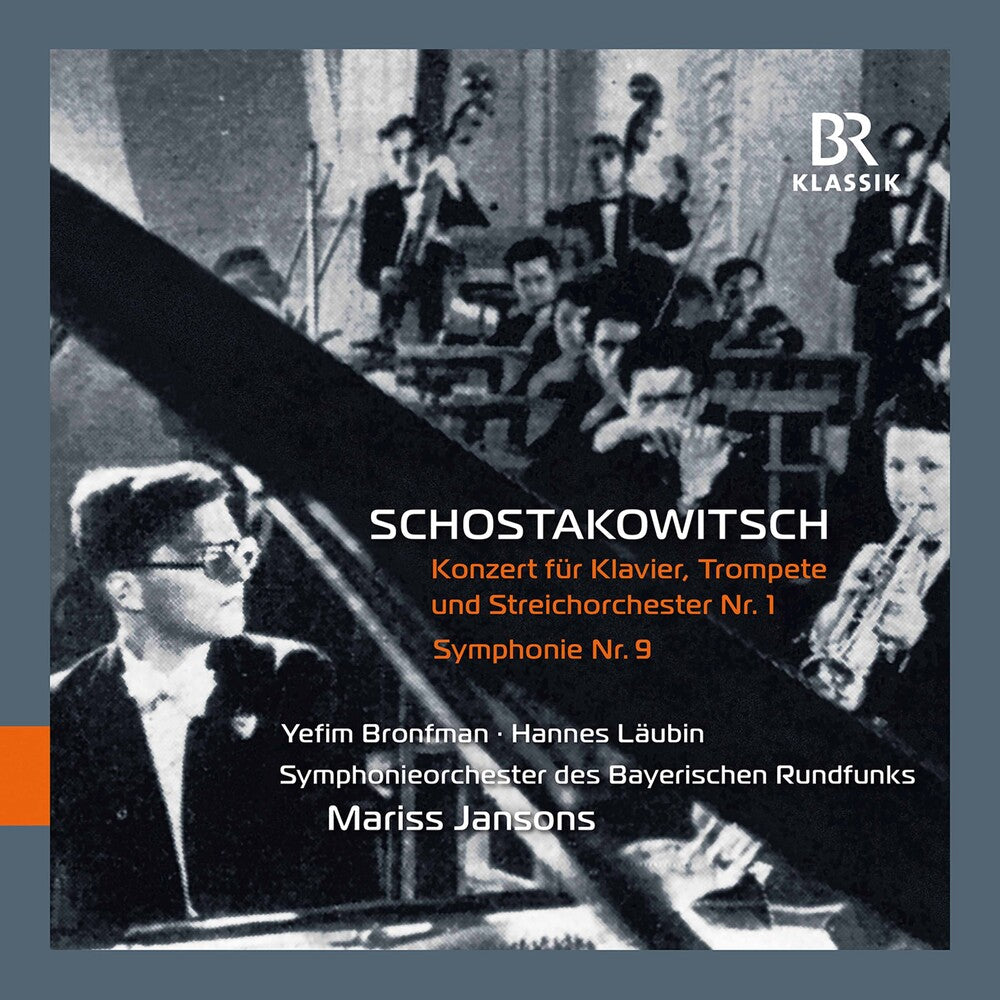 the album cover for Shostakovich / Bronfman / Jansons - Concerto For Piano Trumpet