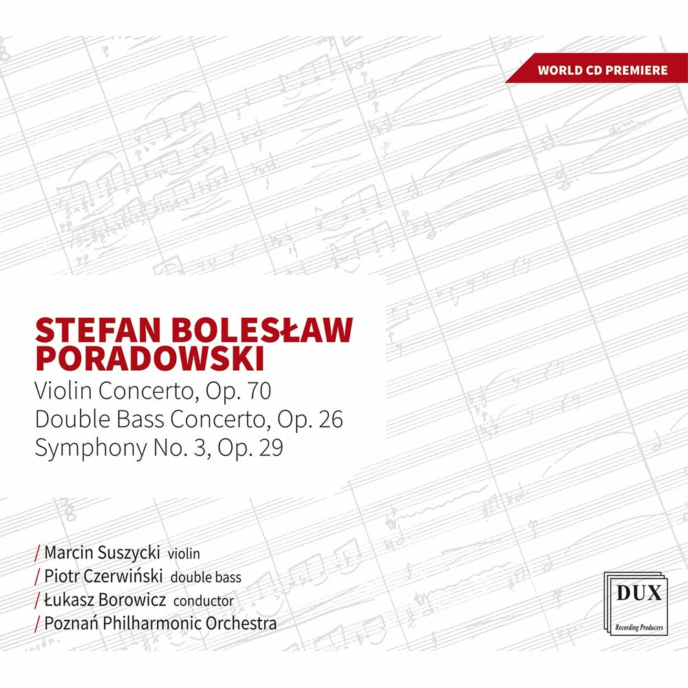 the album cover for Poradowski / Suszycki - Violin Concerto 70