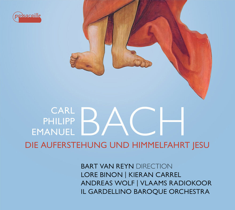 the album cover for C Bach .P.E. / Reyn / Vlaams Radiokoor - Die Auferstehung
