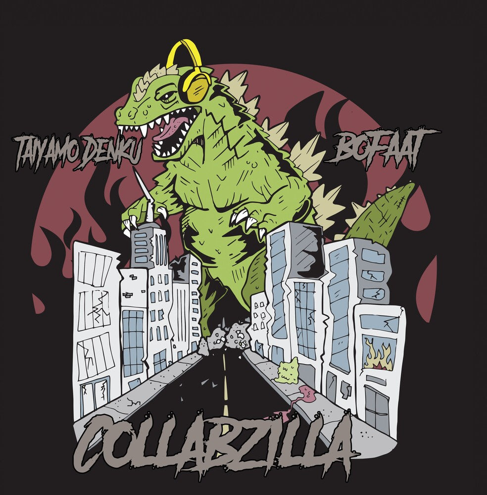the album cover for Taiyamo Denku X Bofaat - Collabzilla