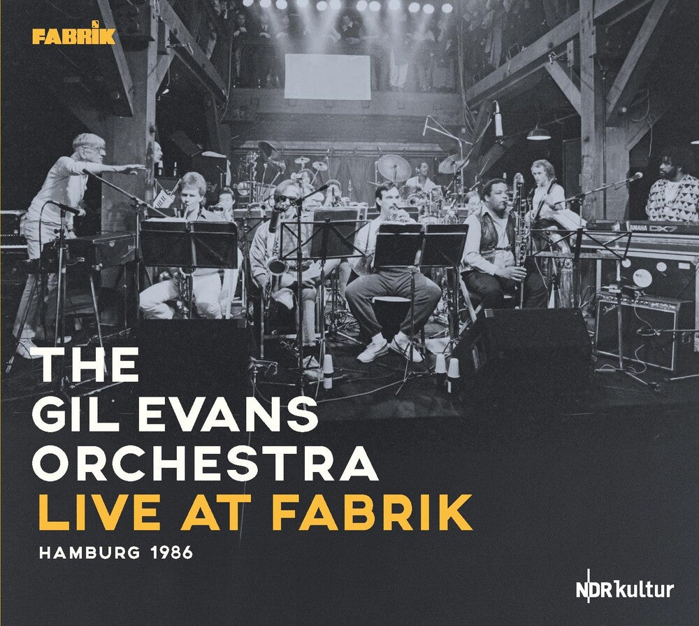 the album cover for Gil Evans Orchestra - Live At Fabrik Hamburg 1986
