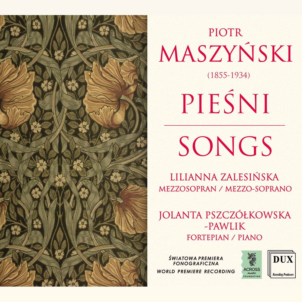 the album cover for Maszynski / Zalesinska / Pszczolkowska-Pawlik - Songs
