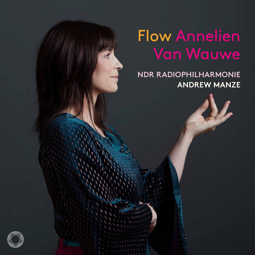 the album cover for Henderickx / Wauwe / Manze - Flow - Clarinet Concertos