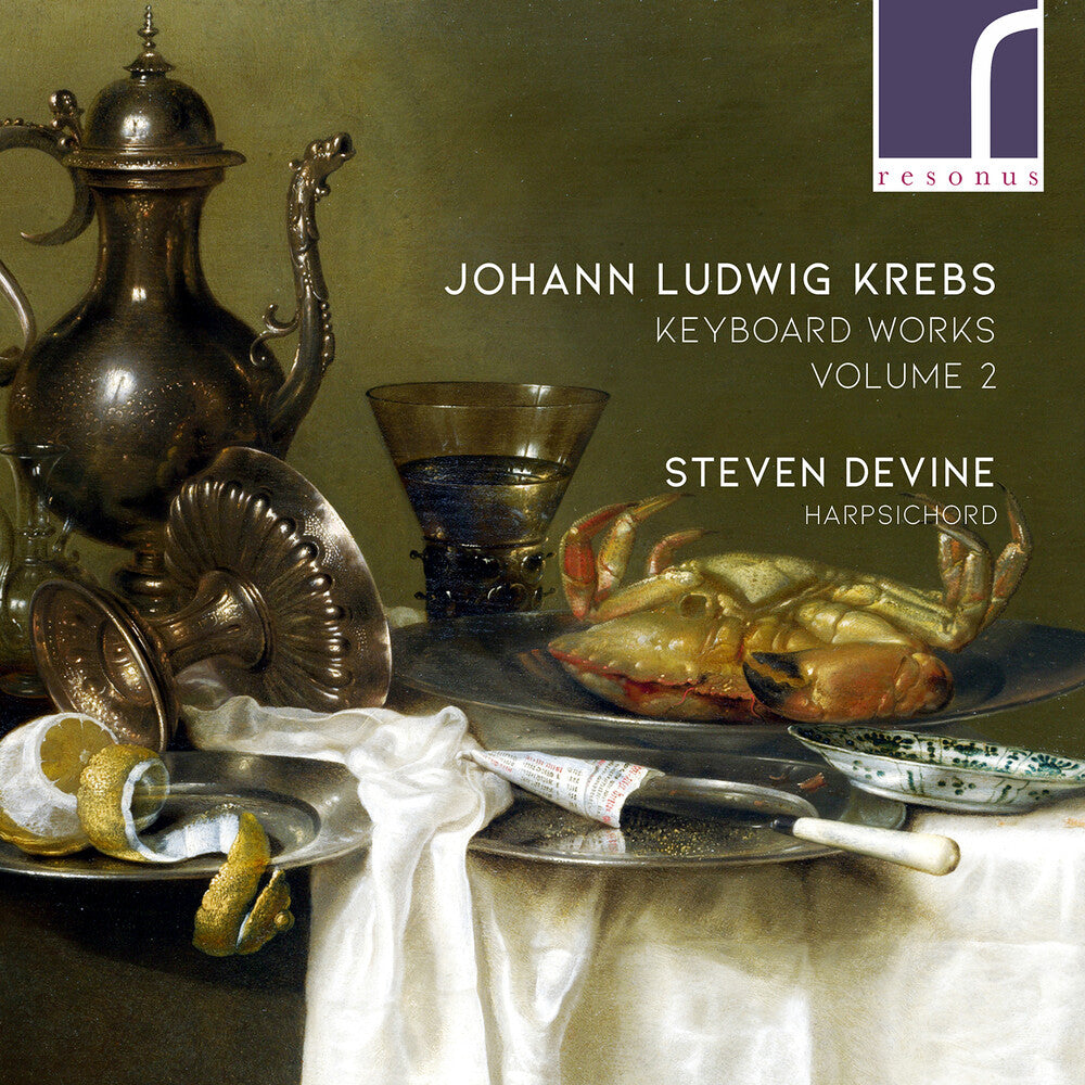 the album cover for Krebs / Devine - Keyboard Works 2
