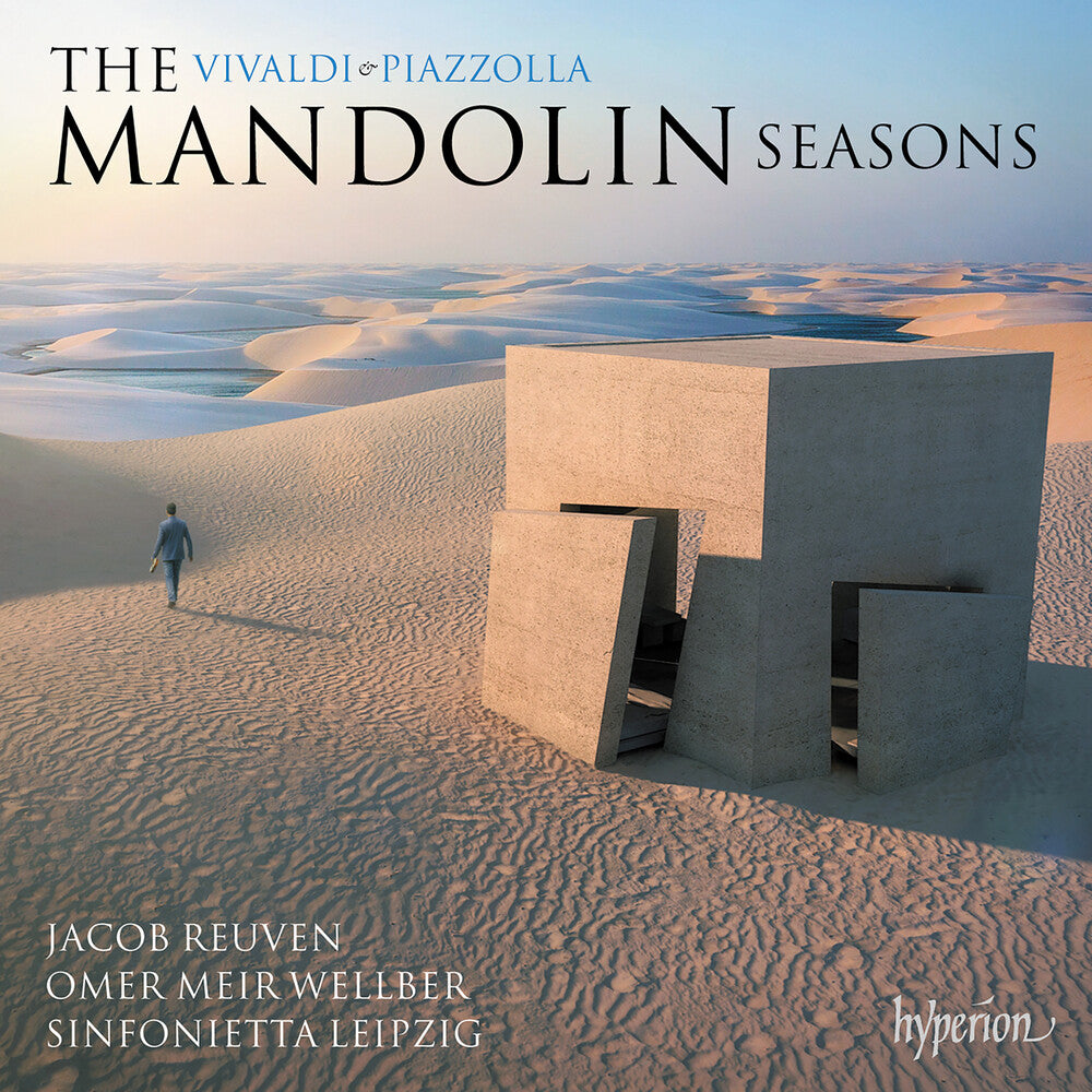 the album cover for Jacob Reuven - Vivaldi & Piazzolla: The Mandolin Seasons