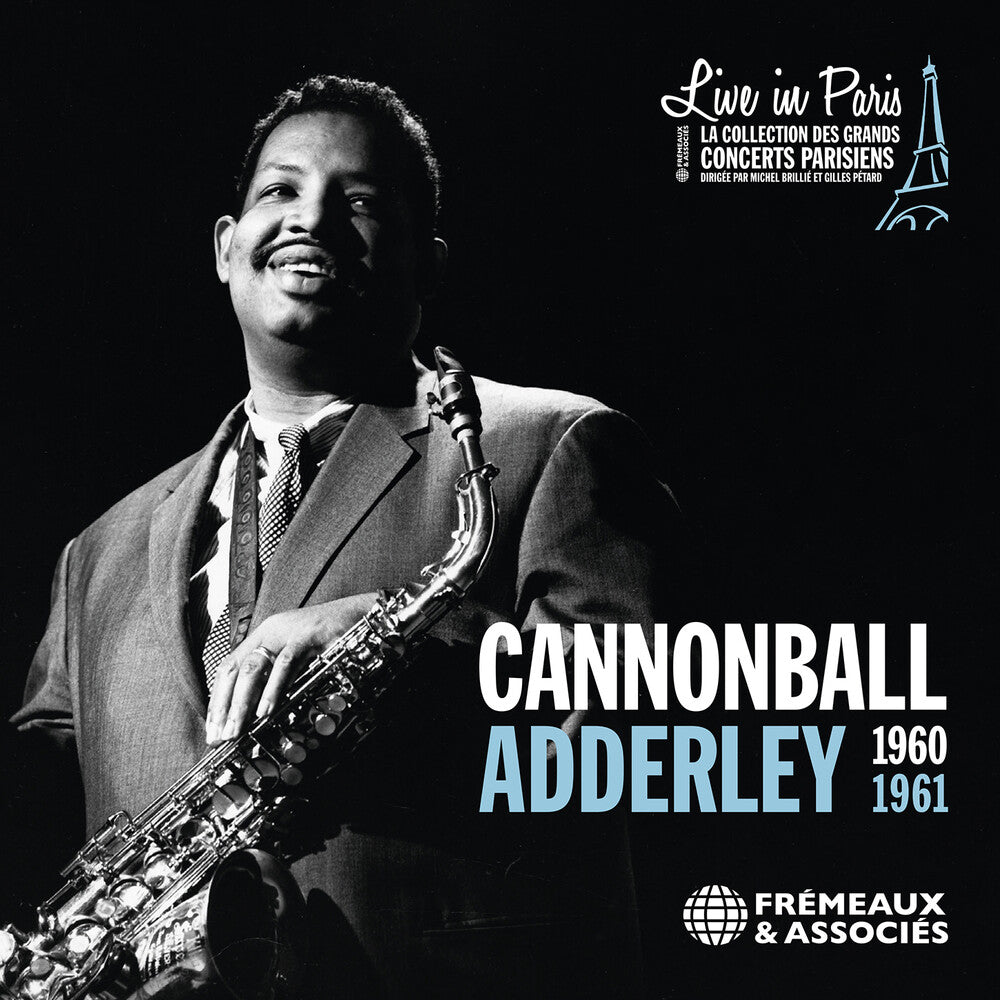 the album cover for Adderley - Live In Paris - 1960-1961 (3pk)