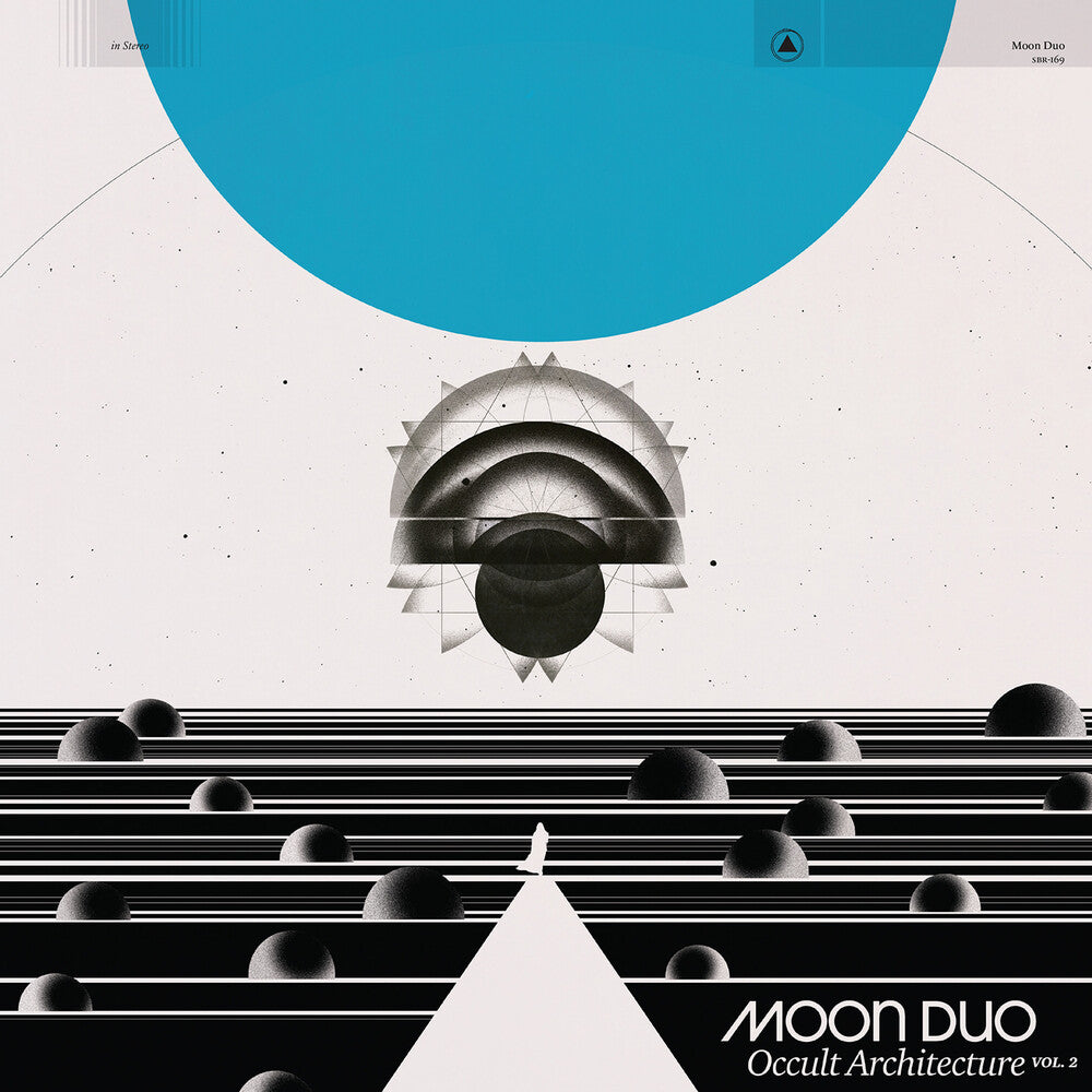 the album cover for Moon Duo - Occult Architecture Vol. 2 (sky Blue)