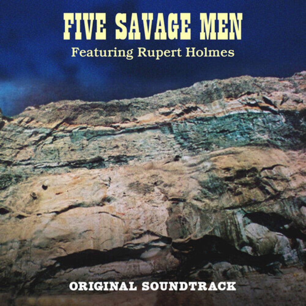 the album cover for Rupert Holmes - Five Savage Men (Blue)