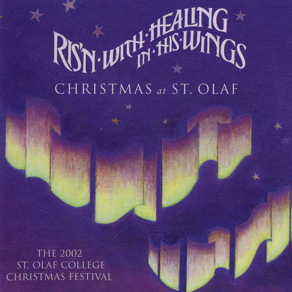 the album cover for Various Artists - Risn with Healing in His Wings