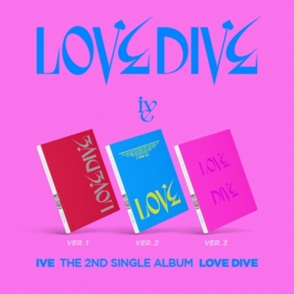 the album cover for Ive - Love Dive (Random Cover) (Phob) (Phot) (Asia)