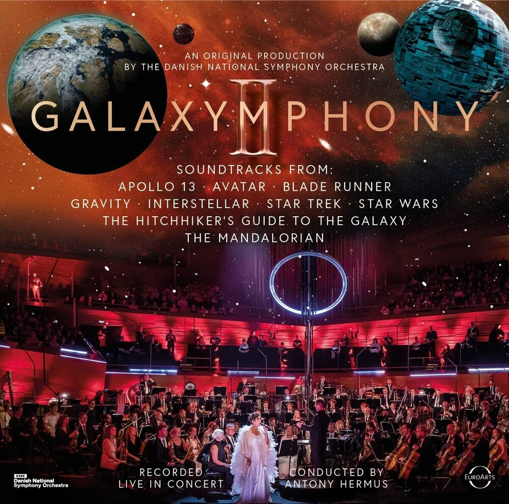 the album cover for Danish National Symphony Orchestra - Galaxymphony Ii - Galaxymphony Strikes Back