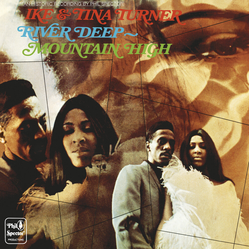 the album cover for Ike Turner & Tina - River Deep - Mountain High