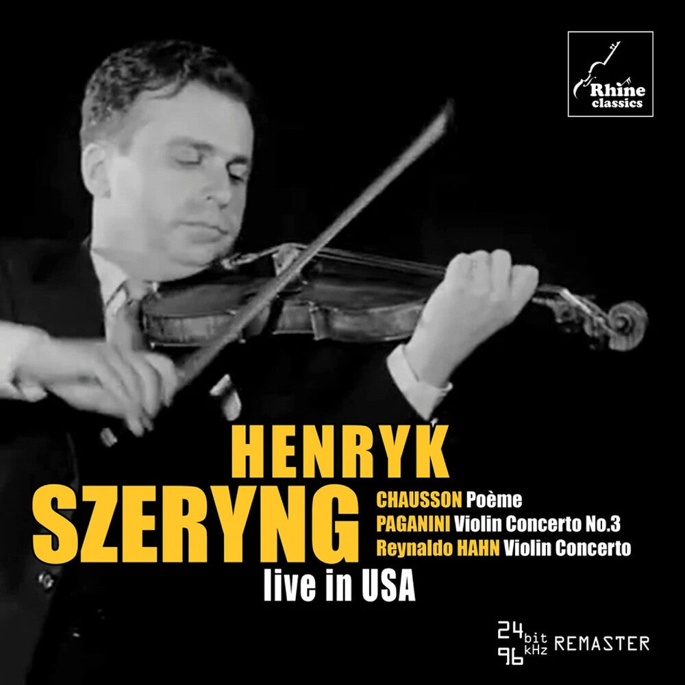 the album cover for Chausson / Szeryng - Live