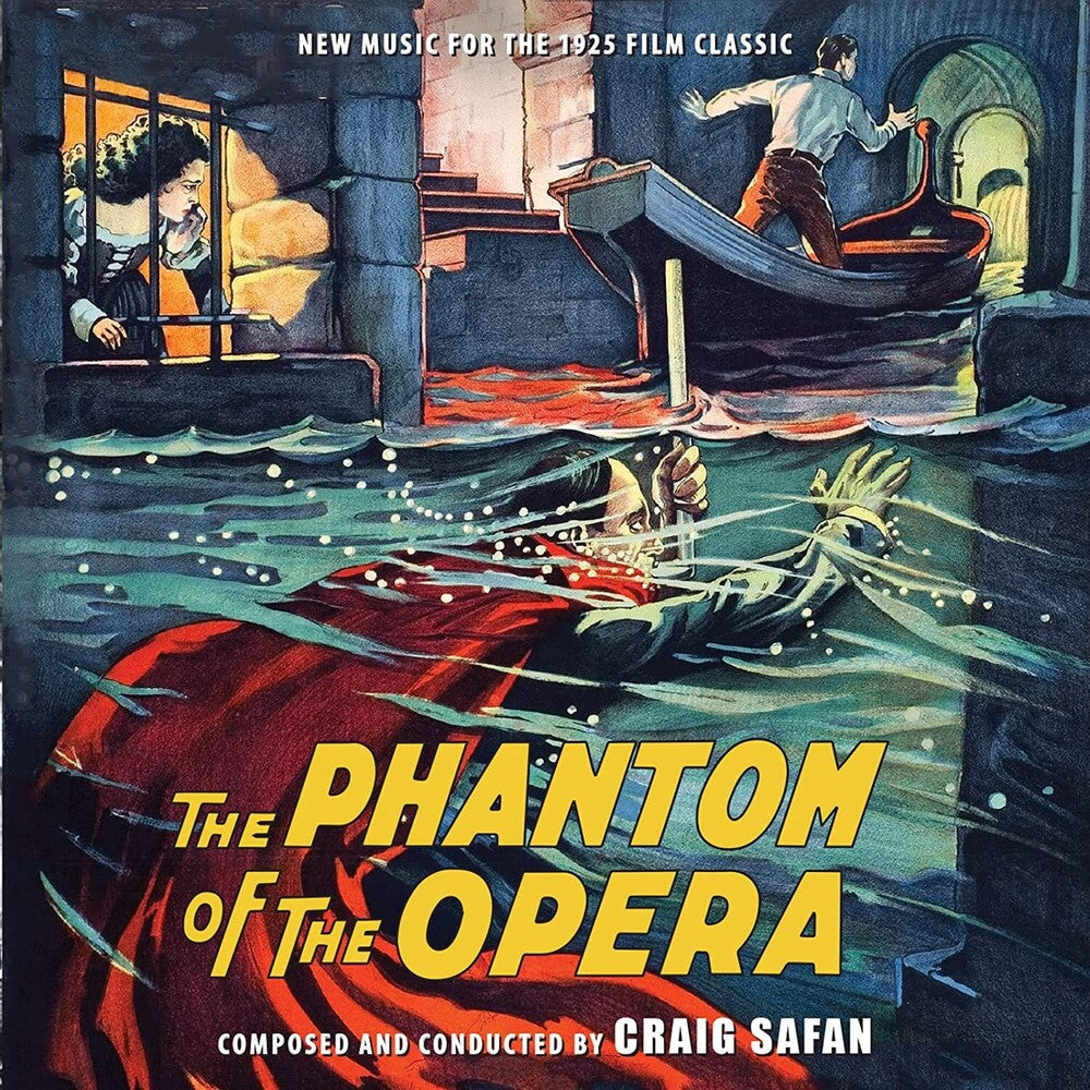 the album cover for Craig Safan (Ita) - Phantom Of The Opera: New Music For The 1925 Film