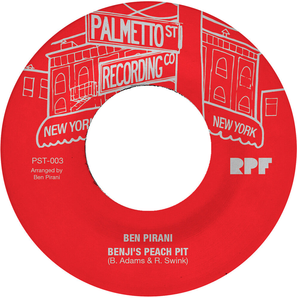 the album cover for Ben Parani / Evolfo - Benji's Peach Pit