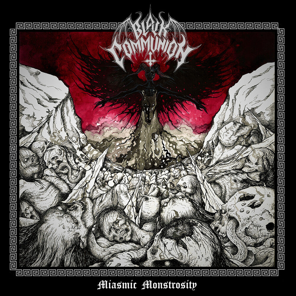 the album cover for Black Communion - Miasmic Monstrosity