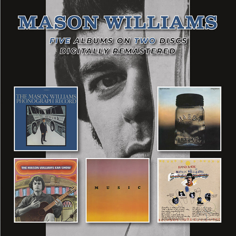 the album cover for Mason Williams - Phonograph Record / Ear Show / Music By / Hand