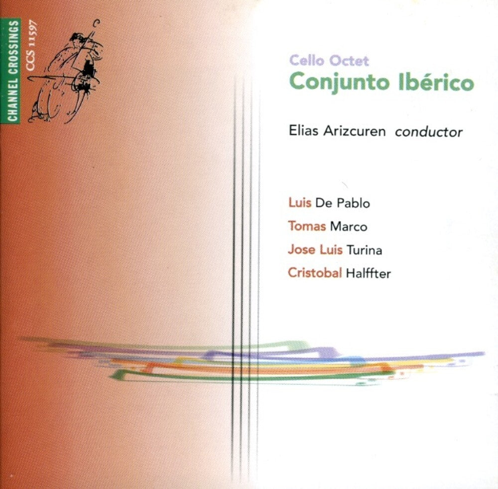 the album cover for Turina / Arizcuren - Cello Octet Conjunto Iberico