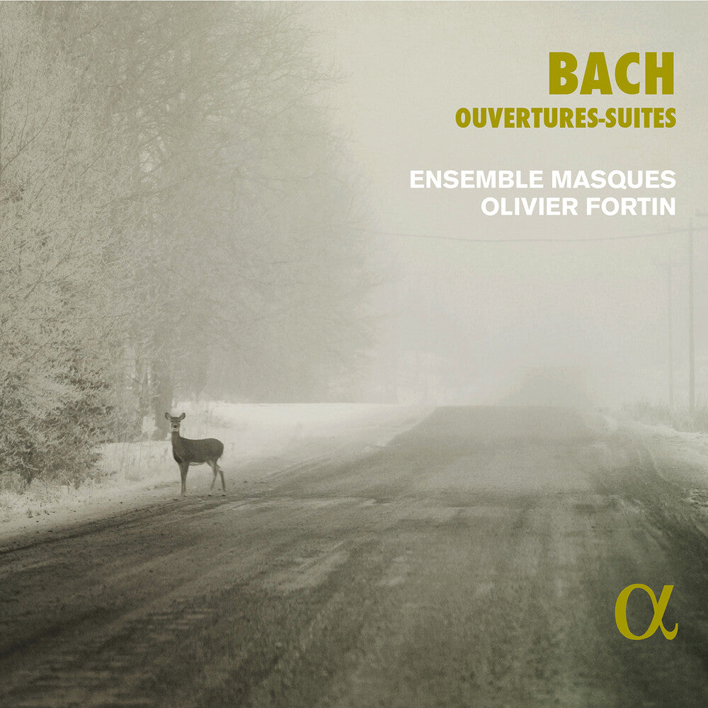 the album cover for J Bach .S. / Ensemble Masques - Ouvertures-Suites