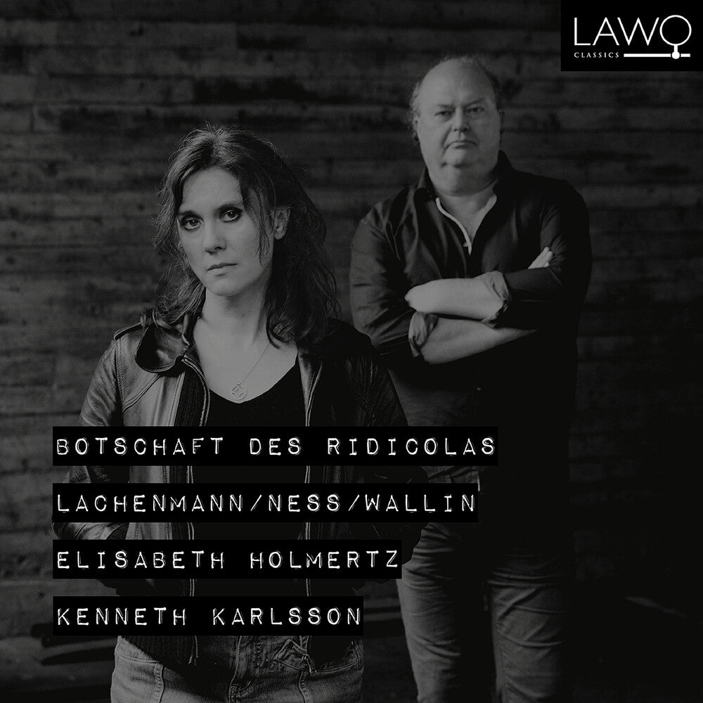 the album cover for Lachenmann / Karlsson / Holmertz - Botschaft Des Ridicolas