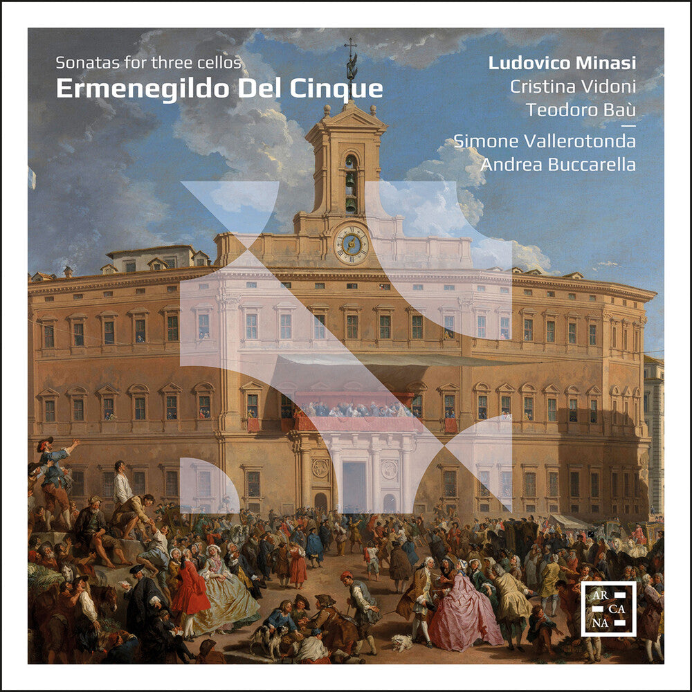 the album cover for Cinque / Minasi / Buccarella - Sonatas For Three Cellos