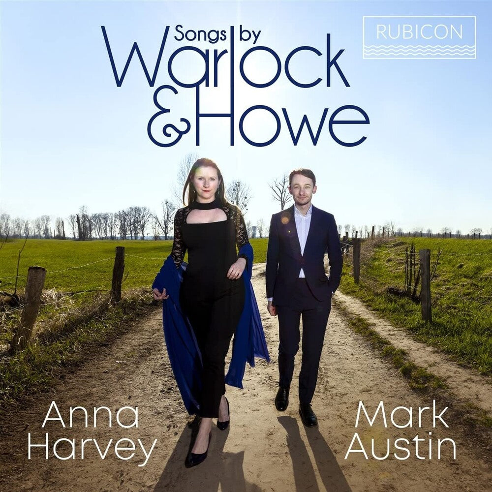 the album cover for Anna Harvey / Austin,Mark - Songs By Warlock & Howe