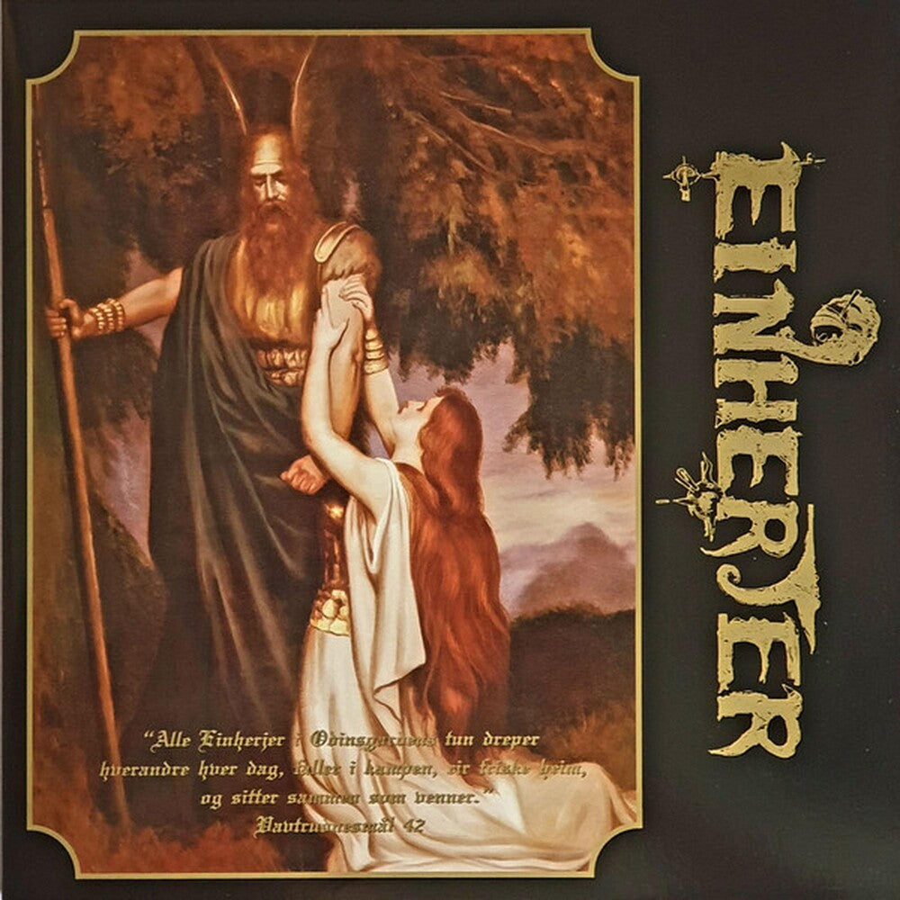 the album cover for Einherjer - Aurora Borealis / Leve Vikinganden