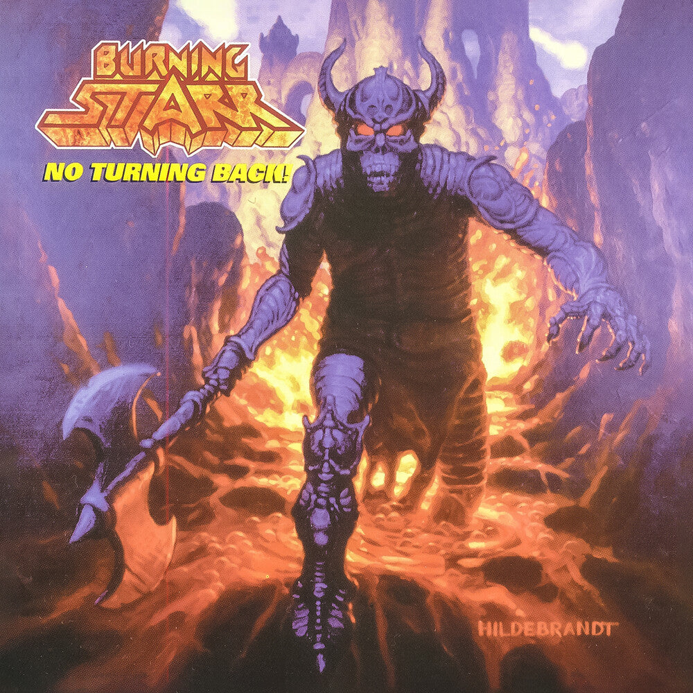 the album cover for Jack Starr's Burning Starr - No Turning Back