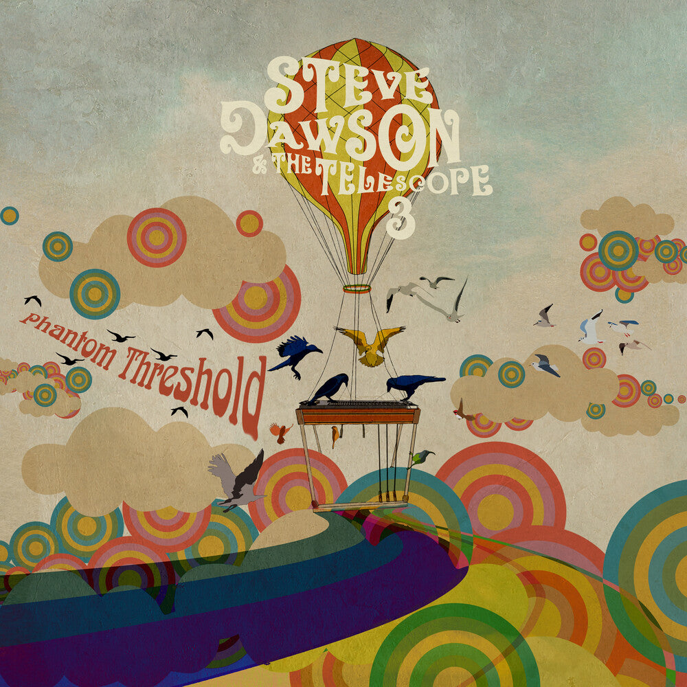 the album cover for Steve Dawson / Telescope Three - Phantom Threshold