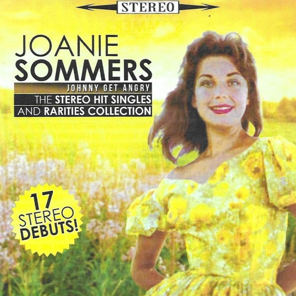 the album cover for Joanie Sommers - Johnny Get Angry