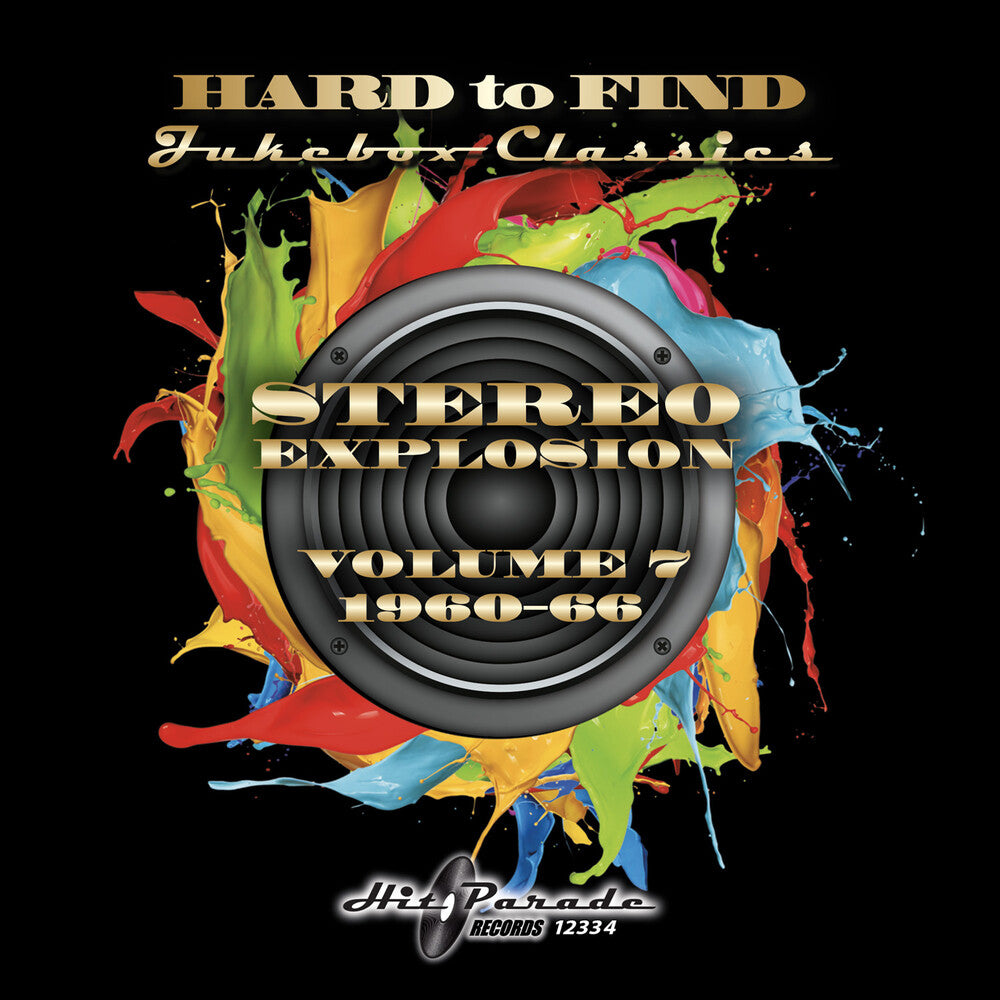 the album cover for Hard To Find Jukebox: Stereo Explosion 7 / Various - Hard To Find Jukebox: Stereo Explosion 7 / Various