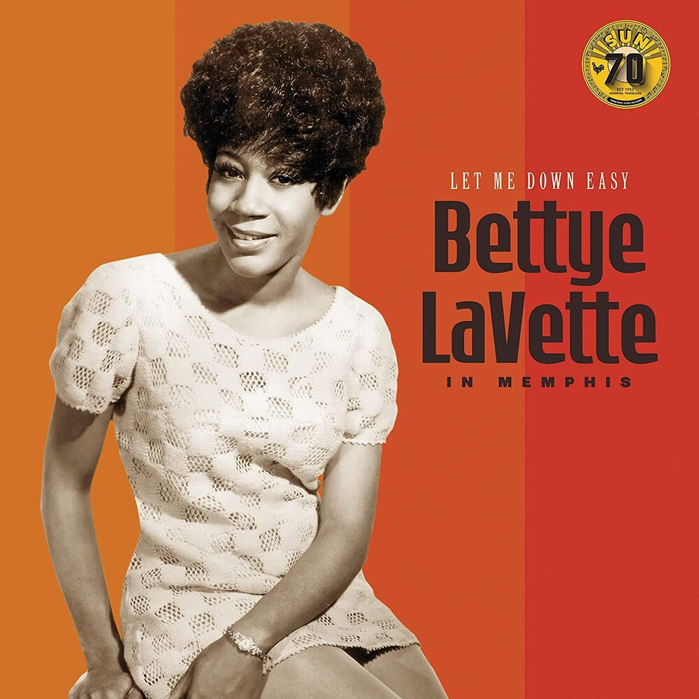 the album cover for Bettye Lavette - Let Me Down Easy: Bettye Lavette In Memphis (Sun Records 70th Annivers ary)