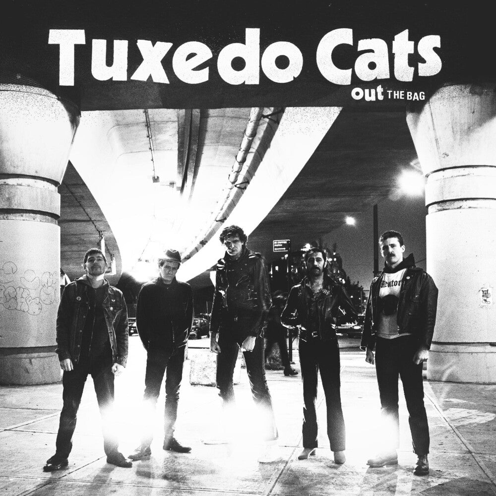 the album cover for Tuxedo Cats - Out Of The Bag