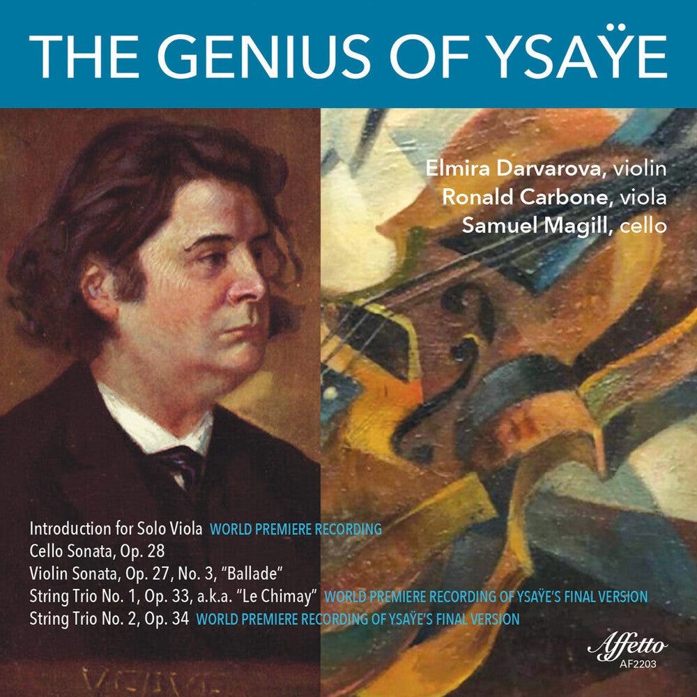 the album cover for Ysaye / Darvarova / Magill - Genius Of Ysaye