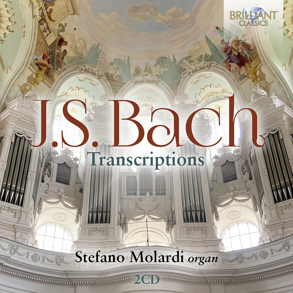 the album cover for J Bach .S. / Molardi - Organ Transcriptions (2pk)