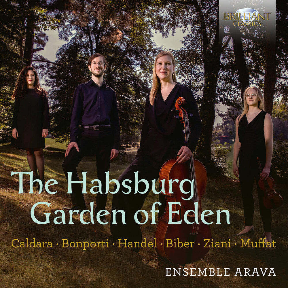 the album cover for Caldara / Ensemble Arava - Habsburg Garden Of Eden