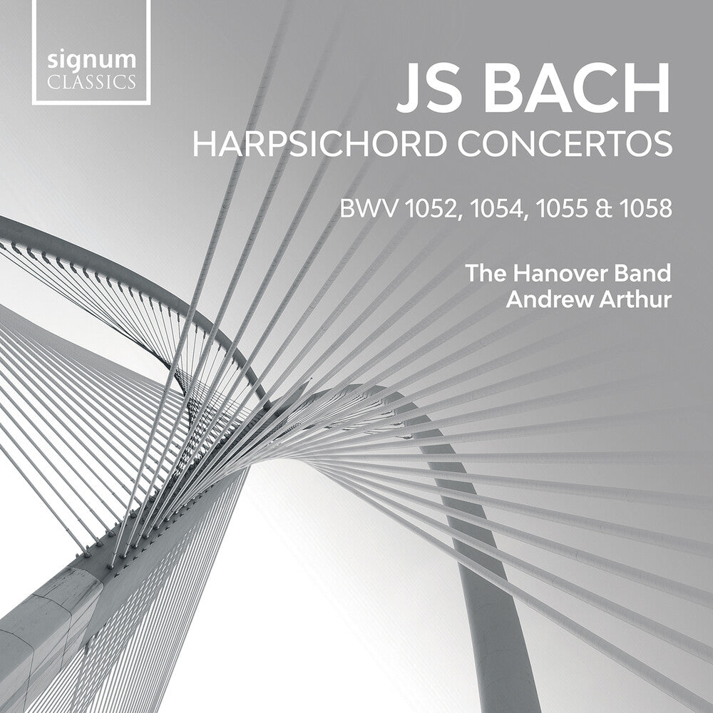 the album cover for Bach, J.S. / Hanover Band / Arthur - Harpsichord Concertos
