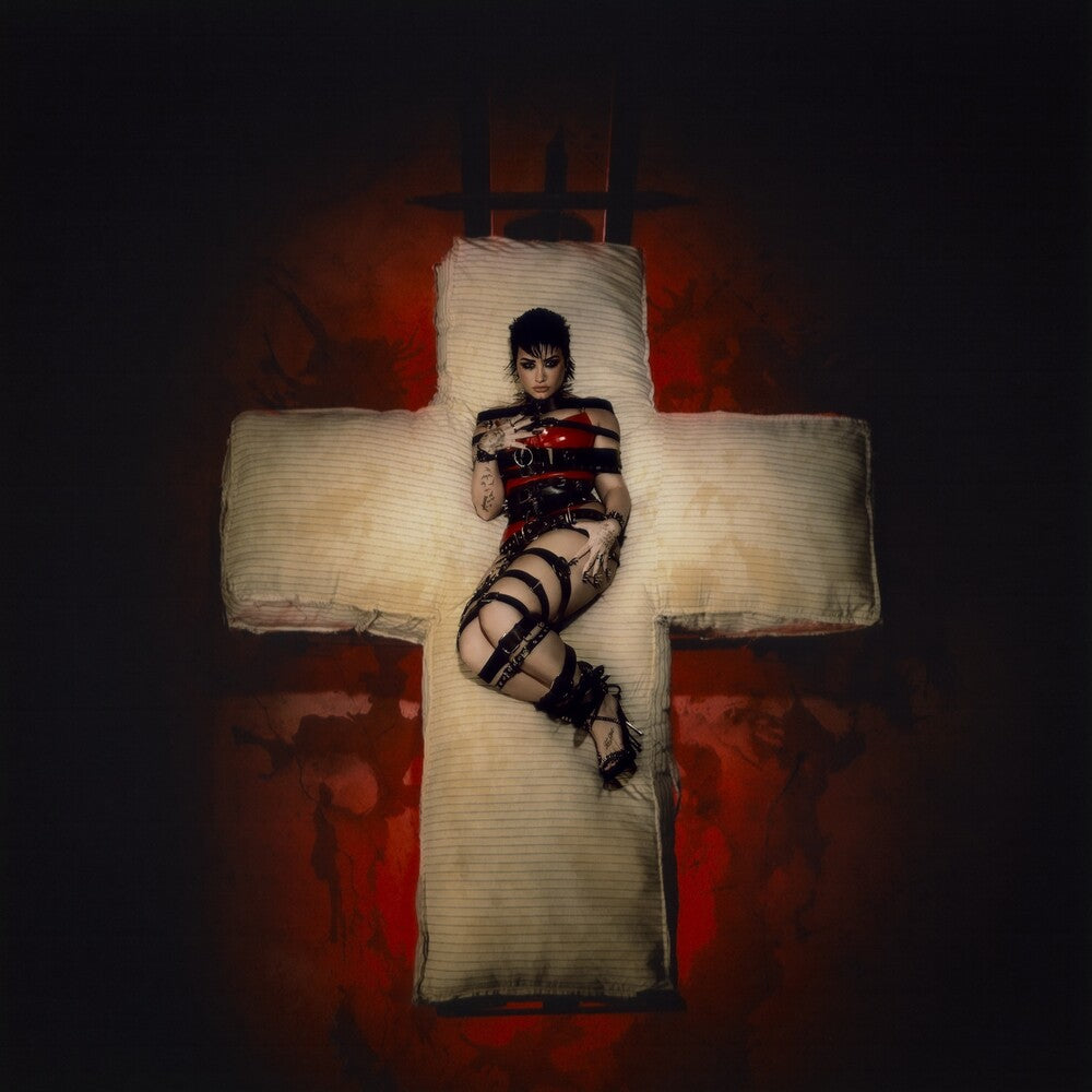 the album cover for Demi Lovato - HOLY FVCK