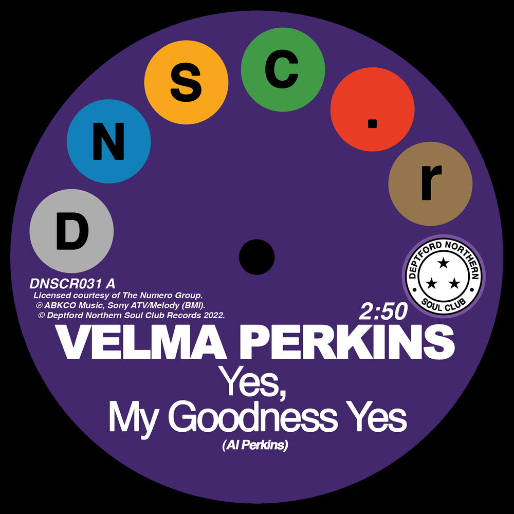 the album cover for Velma Perkins / Johnson,Hawkins / Tatum & Durr - Goodness Yes / You Can't Blame Me