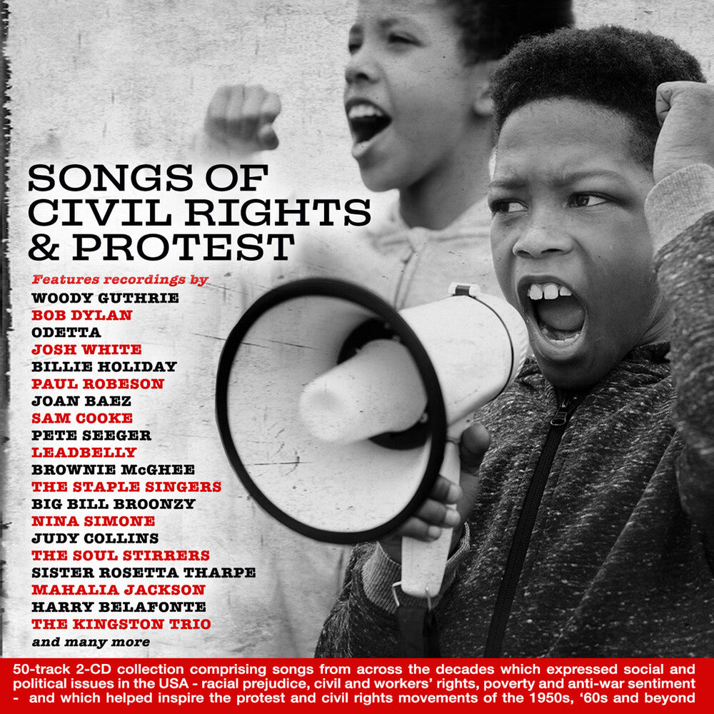the album cover for Songs Of Civil Rights & Protest / Various - Songs Of Civil Rights & Protest / Various