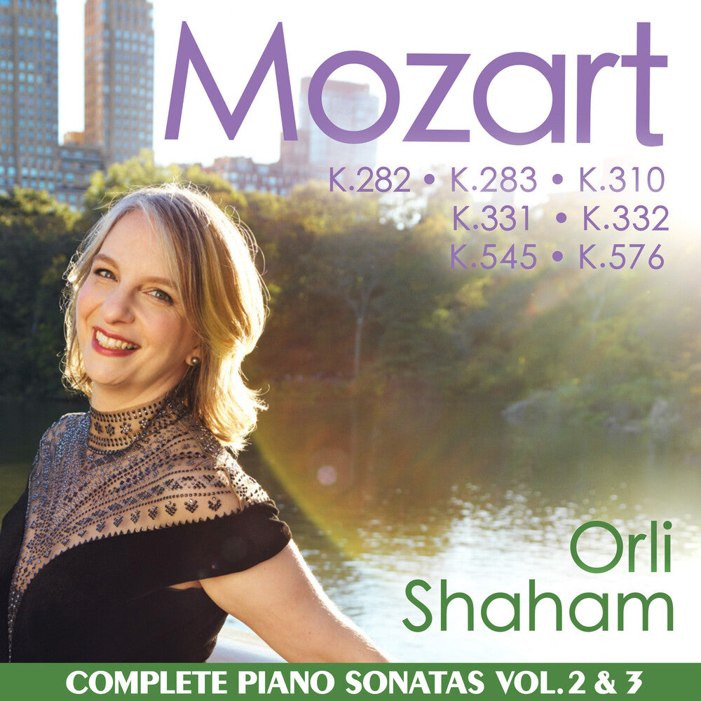 the album cover for Orli Shaham - Mozart: Piano Sonatas Vol 2 & 3