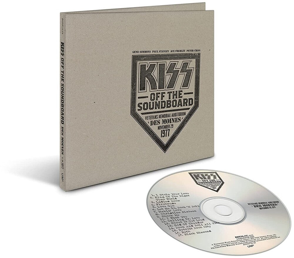 the album cover for KISS - KISS Off The Soundboard: Live In Des Moines