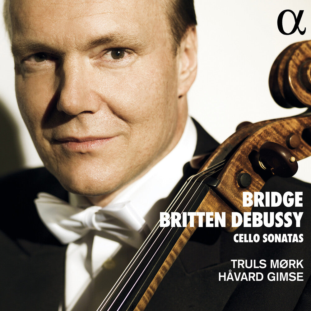 the album cover for Mork / Bridge / Britten - Cello Sonatas